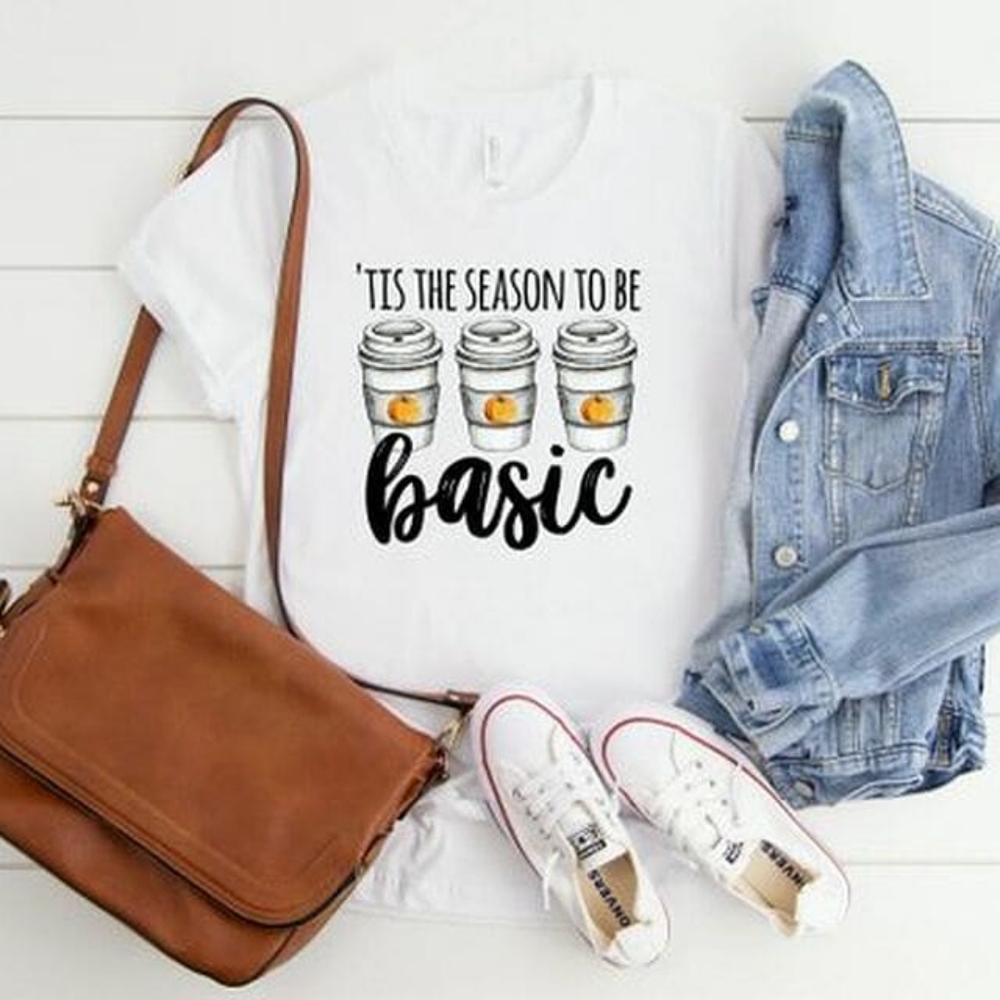 Tis the season fall graphic Bella Canvas Unisex Size Tees